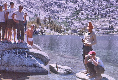 Fishing at Rae Lake - Kings Canyon National Park 23 Aug 1963 Fishing at Rae Lake - Kings Canyon National Park 23 Aug 1963
