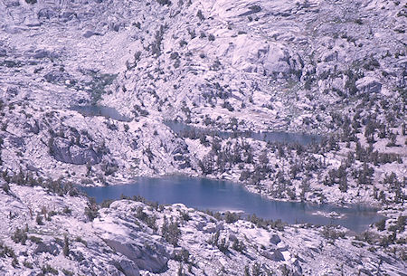 Sixty Lakes from Fin Dome<br>Kings Canyon National Park 31 Aug 1970 Sixty Lakes from Fin Dome<br>Kings Canyon National Park 31 Aug 1970
