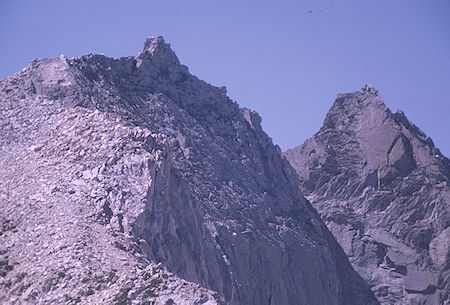 Mount Cotter and North Peak from Fin Dome<br>Kings Canyon National Park 31 Aug 1970 Mount Cotter and North Peak from Fin Dome<br>Kings Canyon National Park 31 Aug 1970
