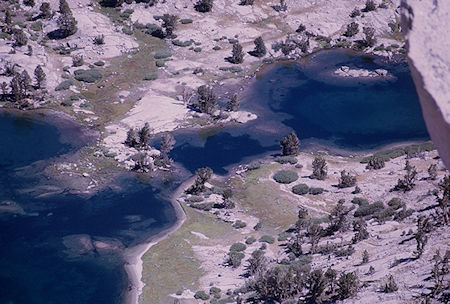 A Sixty Lake from Fin Dome<br>Kings Canyon National Park 31 Aug 1970 A Sixty Lake from Fin Dome<br>Kings Canyon National Park 31 Aug 1970