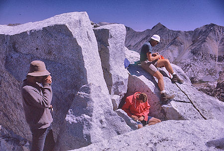 On top of Mount Cotter<br>Kings Canyon National Park 01 Sep 1970 On top of Mount Cotter<br>Kings Canyon National Park 01 Sep 1970