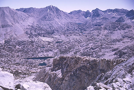 Sixty Lakes, Dragon Lake from Mount Cotter - Kings Canyon Nationall Park 01 Sep 1970