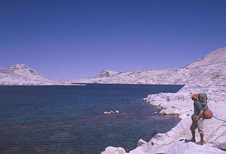 Don Deck at Gardiner Lake<br>Kings Canyon National Park 03 Sep 1970 Don Deck at Gardiner Lake<br>Kings Canyon National Park 03 Sep 1970