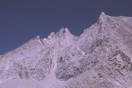 Mount Cotter and Mount Clarence King from Gardiner Lake<br>Kings Canyon National Park 03 Sep 1970 Mount Cotter and Mount Clarence King from Gardiner Lake<br>Kings Canyon National Park 03 Sep 1970