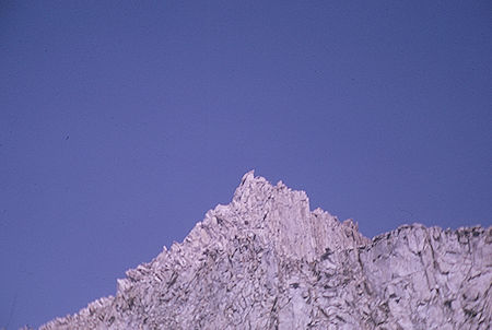 Mount Clarence King from Gardiner Lake - Kings Canyon Natonal Park 03 Sep 1970