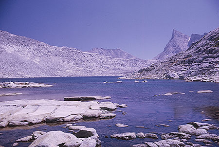 Looking toward Gardiner Pass over Gardiner Lake - Kings Canyon Natonal Park 03 Sep 1970