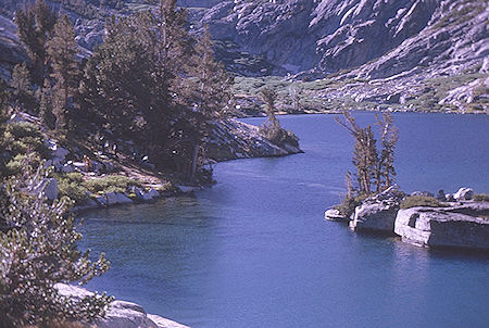 Lake at Gardiner Creek camp<br>Kings Canyon National Park 04 Sep 1970 Lake at Gardiner Creek camp<br>Kings Canyon National Park 04 Sep 1970
