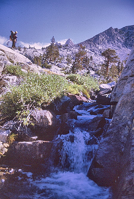 Gardiner Creek, Mount Clarence King, Gil Beilke<br>Kings Canyon National Park 04 Sep 1970 Gardiner Creek, Mount Clarence King, Gil Beilke<br>Kings Canyon National Park 04 Sep 1970