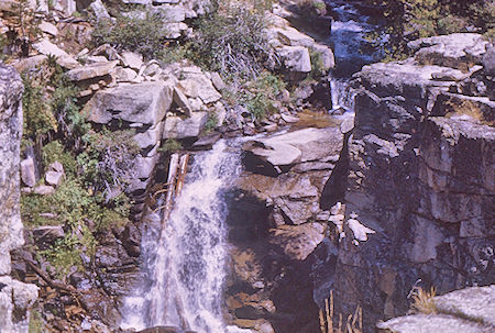 Water fall on Gardiner Creek<br>Kings Canyon National Park 04 Sep 1970 Water fall on Gardiner Creek<br>Kings Canyon National Park 04 Sep 1970