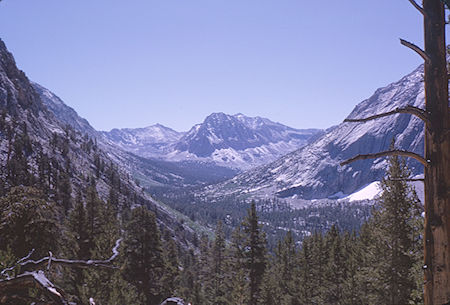 Fresh snow on Center Peak - Kings Canyon National Park - 31 Aug 1963