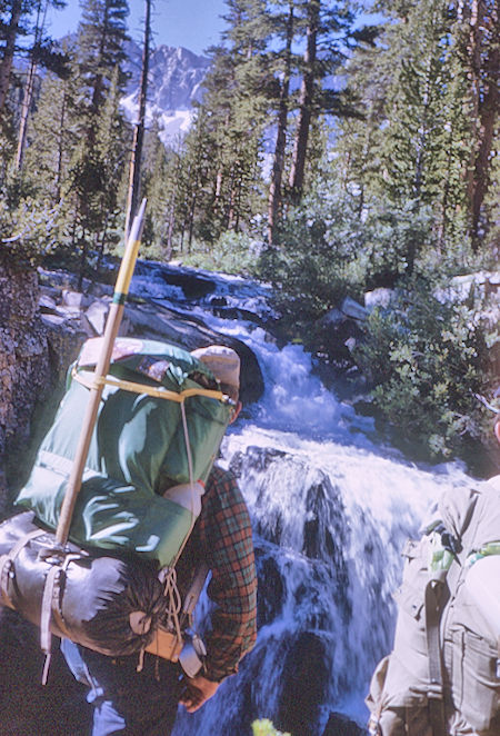 Cascades below Lake Reflection - Kings Canyon National Park 28 Aug 1963