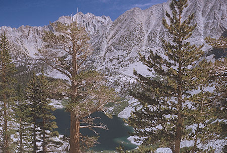 Lake Reflection from Longley Pass Trail - Kings Canyon National Park 28 Aug 1963 Lake Reflection from Longley Pass Trail - Kings Canyon National Park 28 Aug 1963