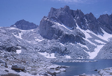 Peaks east of Longley Pass - Kings Canyon National Park 28 Aug 1963