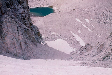 Snow on Harrison Pass - Kings Canyon National Park 29 Aug 1963 Snow on Harrison Pass - Kings Canyon National Park 29 Aug 1963