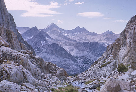 Mt. Brewer and North Guard from near camp - Kings Canyon National Park 29 Aug 1963 Mt. Brewer and North Guard from near camp - Kings Canyon National Park 29 Aug 1963