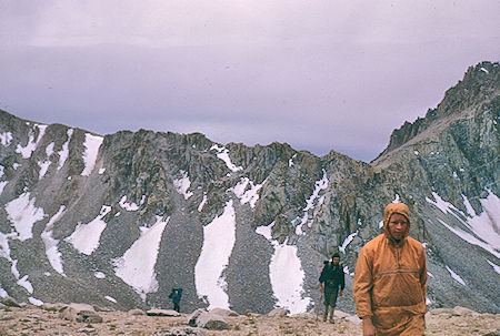 Harrison Pass from Deerhorn Pass - Kings Canyon National Park 30 Aug 1963