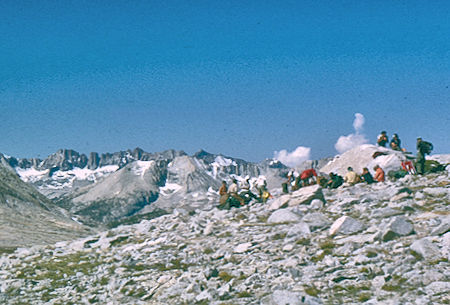 View over Shepherd Pass - Sequoia National Park 18 Aug 1965