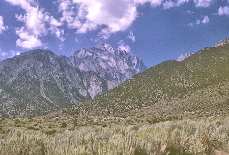 Mount Williamson from Symmes Creek - John Muir Wilderness 27 Aug 1967