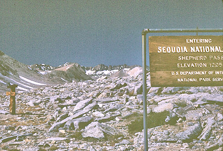 Shepherd Pass - John Muir Trail/Sequoia National Park 28 Aug 1967 Shepherd Pass - John Muir Trail/Sequoia National Park 28 Aug 1967