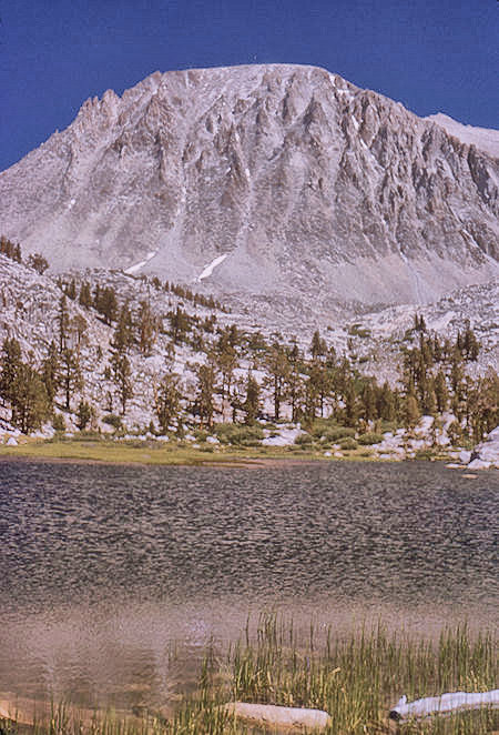 Mount Whitney over Timberline Lake - 20 Aug 1965