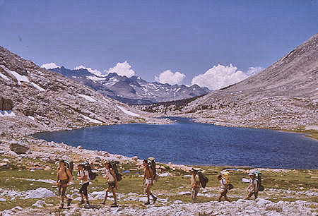 Explorer Post 360 passing Guitar Lake - 20 Aug 1965