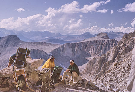 View north from Trail Crest trail junction - 20 Aug 1965