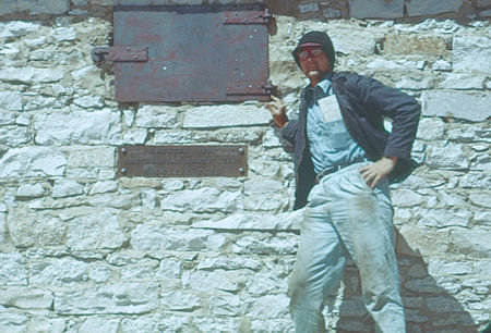 Mountain Mouse at Smithsonian Hut on top of Mount Whitney - built in 1909 - 24 Jul 1957