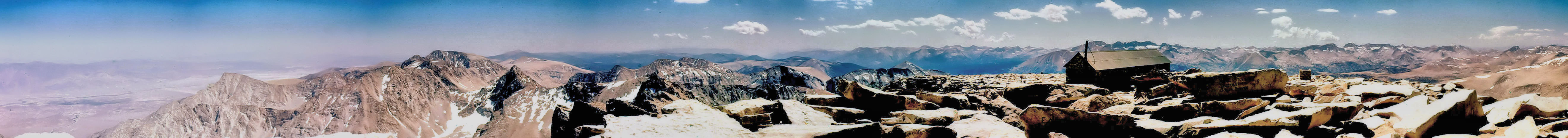 Panoramic view from top of Mount Whitney - 24 Jul 1957 Panoramic view from top of Mount Whitney - 24 Jul 1957