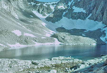 Arc Pass, Consultation Lake from Mount Whitney Trail - 24 Jul 1957 Arc Pass, Consultation Lake from Mount Whitney Trail - 24 Jul 1957