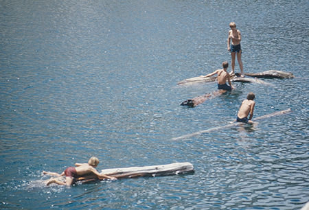 'Navy' on Lone Pine Lake on Mount Whitney Trail - 27 Jul 1975