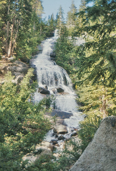 Lone Pine Creek cascade at Whitney Portal - 27 Jul 1975 Lone Pine Creek cascade at Whitney Portal - 27 Jul 1975