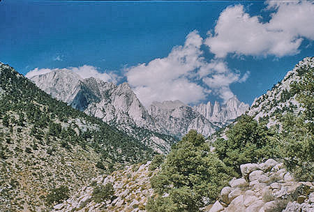 Looking back at Mount Whitney on way home - 26 Jul 1957 Looking back at Mount Whitney on way home - 26 Jul 1957