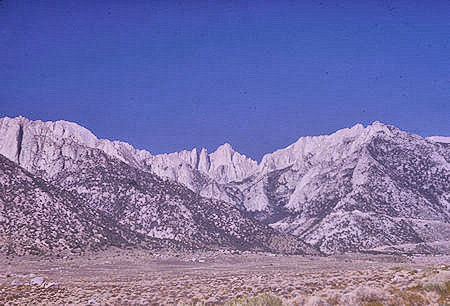 Mount Whitney from Lone Pine Road - 00 Aug 1965