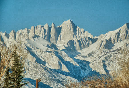Mount Whitney from Lone Pine - 23 Nov 1972 Mount Whitney from Lone Pine - 23 Nov 1972