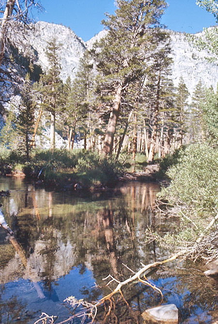 Kern-Kaweah River reflection - Sequoia National Park 01 Sep 1971