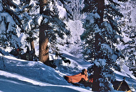 Camp at Heather Gap<br>Sequoia National Park 1965 Camp at Heather Gap<br>Sequoia National Park 1965