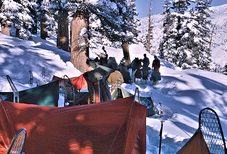 Camp at Heather Gap<br>Sequoia National Park 1965 Camp at Heather Gap<br>Sequoia National Park 1965