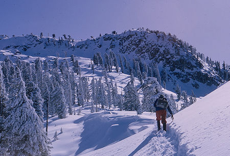 On the trail on day trip toward Alta Peak - Sequoia National Park 1965