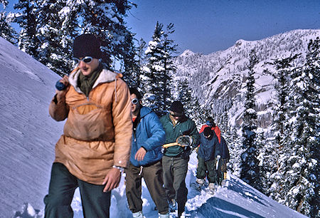 On the trail on day trip toward Alta Peak<br>Sequoia National Park 1965 On the trail on day trip toward Alta Peak<br>Sequoia National Park 1965