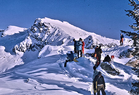 Alta Peak from 10,400' on ridge<br>Sequoia National Park 1965 Alta Peak from 10,400' on ridge<br>Sequoia National Park 1965