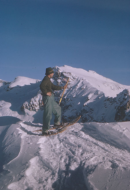 Don Deck with Alta Peak behind - Sequoia National Park 1965