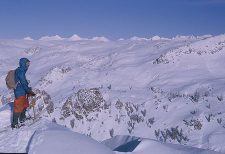 Great Western Divide - North Guard, Brewer, South Guard, Thunder, Table, etc.<br>Sequoia National Park 1965 Great Western Divide - North Guard, Brewer, South Guard, Thunder, Table, etc.<br>Sequoia National Park 1965