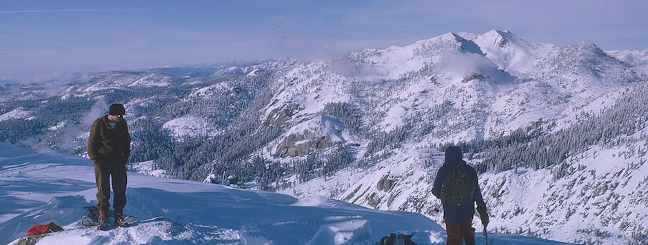 View from 10,400' on ridge near Alta Peak.<br>Sequoia National Park 1965 View from 10,400' on ridge near Alta Peak.<br>Sequoia National Park 1965
