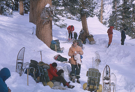 Camp broken, ready to head out - Sequoia National Park 1965