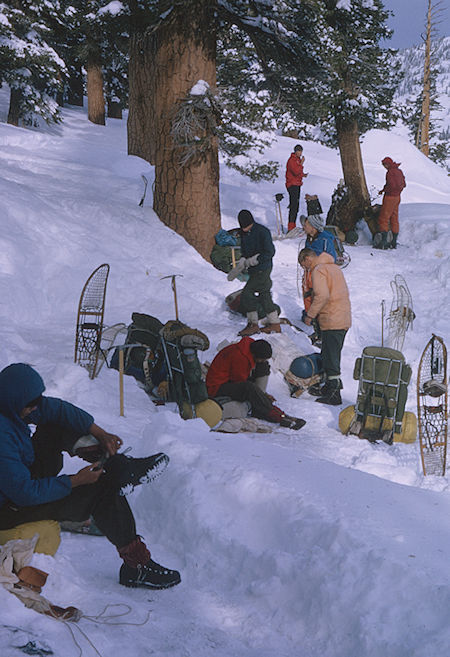 Packing up ready to head out<br>Sequoia National Park 1965 Packing up ready to head out<br>Sequoia National Park 1965