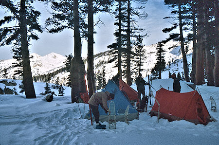 Our camp at Emerald Lake<br>Sequoia National Park 1973 Our camp at Emerald Lake<br>Sequoia National Park 1973