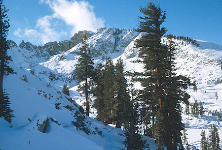 Approaching Emerald and Aster Lakes going South<br>Sequoia National Park 1973 Approaching Emerald and Aster Lakes going South<br>Sequoia National Park 1973