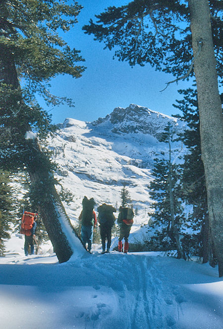 Alta Peak above Emerald Lake<br>Sequoia National Park 1973 Alta Peak above Emerald Lake<br>Sequoia National Park 1973