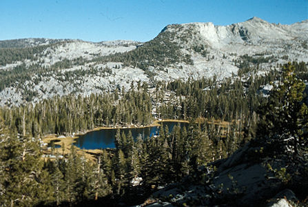 Sierra Nevada - Sequoia National Park<br>Beville Lake - October 1973 Sierra Nevada - Sequoia National Park<br>Beville Lake - October 1973