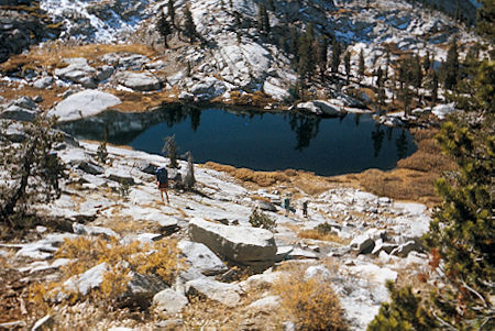 Sierra Nevada - Sequoia National Park<br>upper Little Silliman Lake - October 1973 Sierra Nevada - Sequoia National Park<br>upper Little Silliman Lake - October 1973